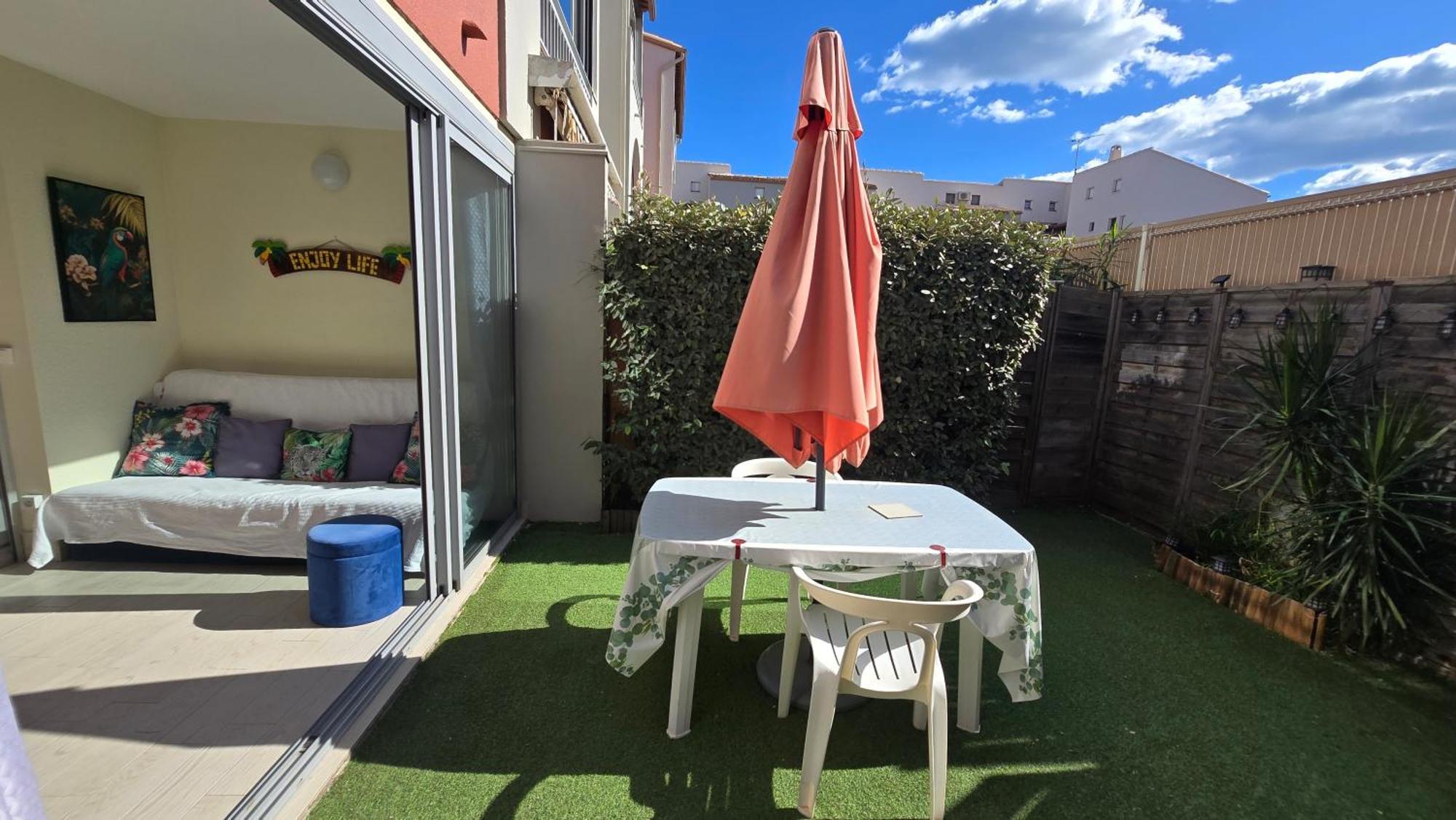 Joli T2 Avec Jardin Plage Richelieu - 6 Personnes Agde Zewnętrze zdjęcie